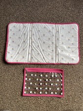 Pink Lining Yummy Mummy Cupcake Changing Bag Mat & Nappy / Wet Wipes Clear Bag
