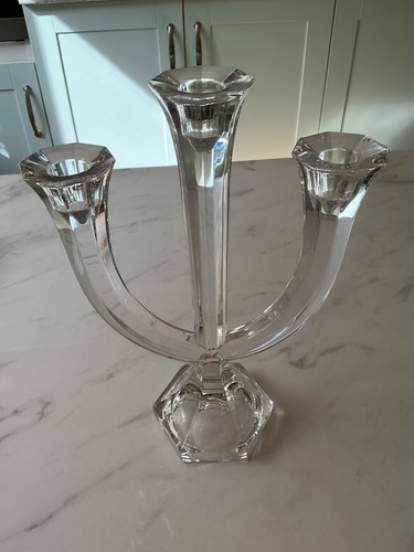 Crystal glass three arm - crystal,