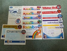 Bundle Of 15 Asa Swim Badges -