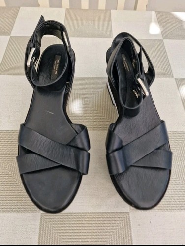 Zara platform sandals black - platform,