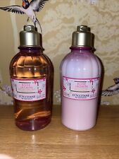L’OCCITANE ROSE JASMIN SHOWER GEL & BODY LOTION DUO 2 x 250ml Brand New