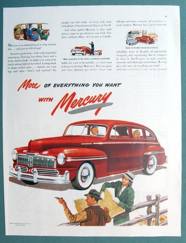 Red mercury door sedan - 4,