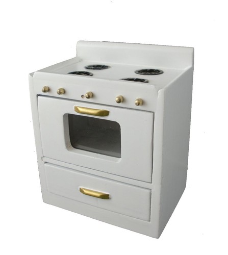 Dolls house white modern - white,