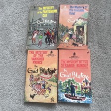 4 Enid Blyton The Mystery Of Books 7,8,9 &10 Paperbacks