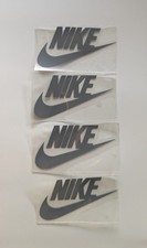 4 x Iron On Grey Transfers 5cm