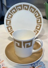 Wedgwood China Trio Susie Cooper  Old Gold Keystone Cup Saucer Tea Plate 1970’s