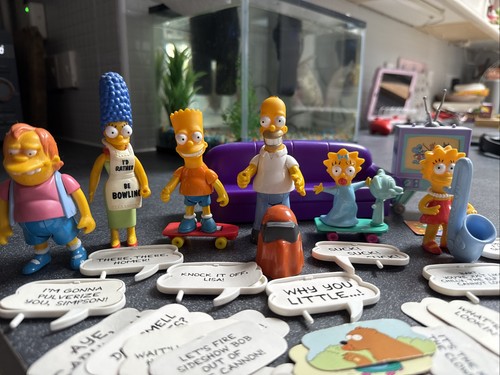 Simpsons action figures mattel - action,