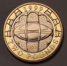 1999 UK Great Britain 2 Pounds