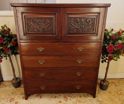 Victorian carved mahogany - victorian,