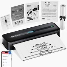 Omezizy Thermal Printer A4, Portable Printer M832, Inkless Printer Wireless