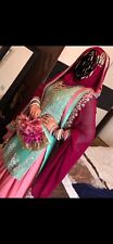 Seema Sarees Mehndi Bridal Colourful Dress Size 12
