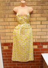 Zara white green pink floral