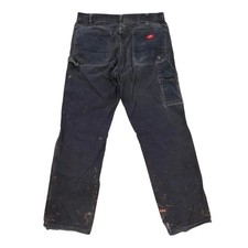 Dickies carpenter pants faded black work trousers W34 L32