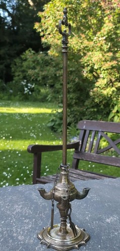 Antique 19th lucerna brass - lucerna,