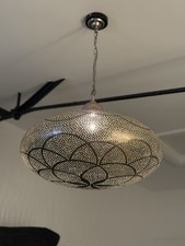 Handmade Moroccan Brass Pendant Light | Hanging Shade for a Stunning Look