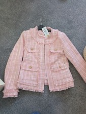 Tweed Jacket Pink Rose Size