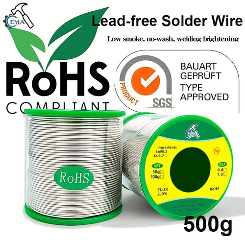 Lead free solder wire - lead, core