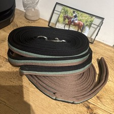 Pair of padded lunge lines 8m