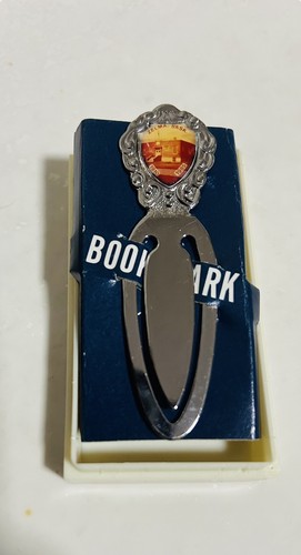 Silver metal souvenir bookmark - silver,