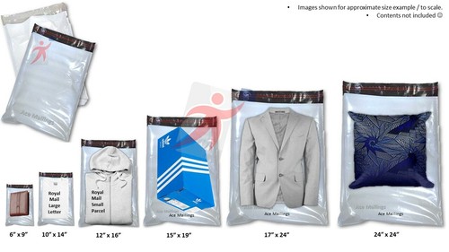White mailing bags made in - white,