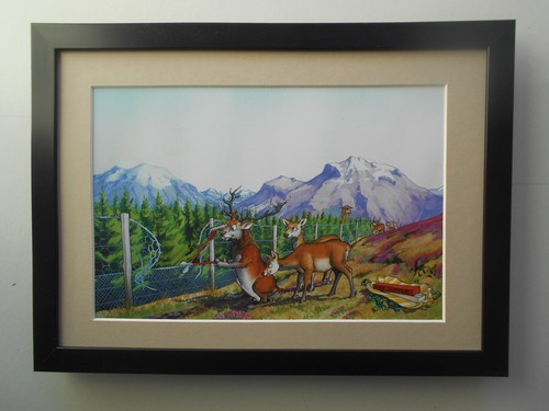 Loon cartoon deer stalking - loon,