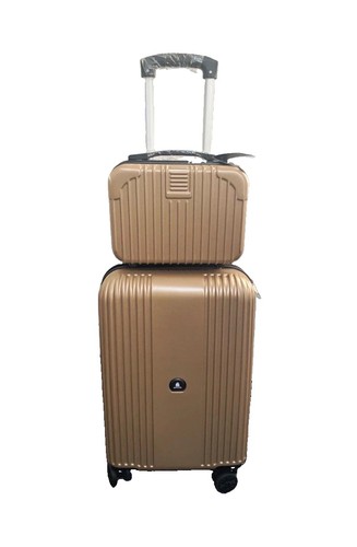 Luggage piece gold hard - luggage,