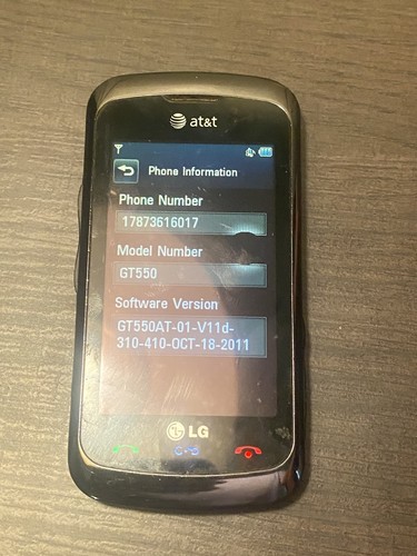 Encore gt550 black t - encore, at&t