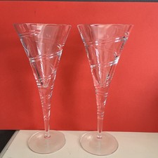 Pair unused Spiral Stemware