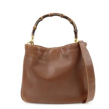 GUCCI Bamboo Leather 2Way Bag