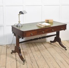 Regency Mahogany Library Table