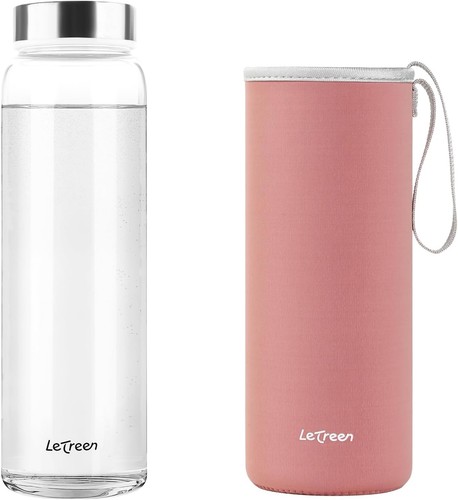 Glass water bottle litre - bottle,