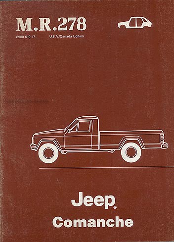1986 1988 jeep comanche body - jeep,