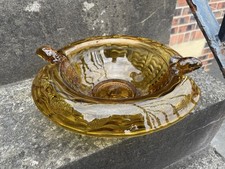 Large Art Deco Heavy Amber