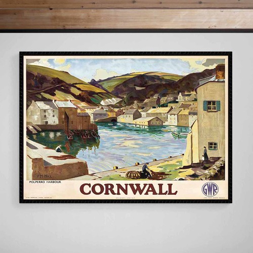 Cornwall polperro harbour - cornwall,