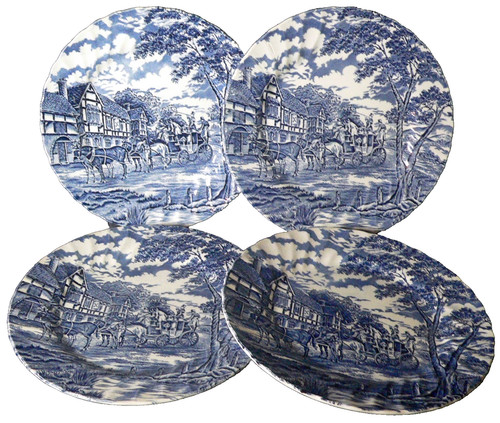 Four vintage myotts blue - vintage, &