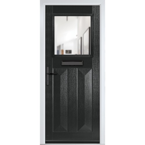 Composite door eaton - eaton, black