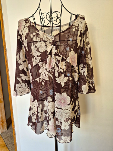 Amaranto brown cream floral - amaranto,