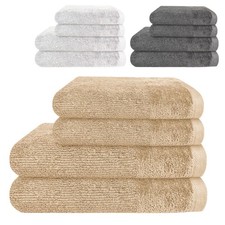4 Piece White Towel Bale Set