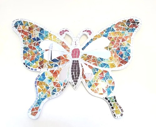 Mosaic mirrored butterfly - mirrored,