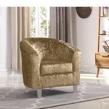 Velvet tub chair armchair club - armchair,