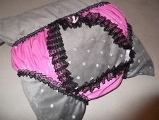  ADULT BABY~SISSY~MAIDS~ LACE TRIMMED PVC SPANKING PANTS