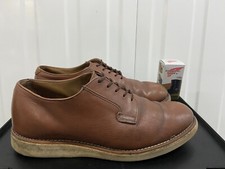 Red wing brown leather oxford - red,