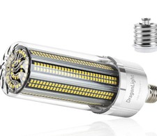 80/100/120W LED Corn Super Bright Light Bulb E27/E40-12000 Lumens 5k Daylight