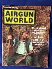 AirGun World Nov 1981.Webley Victor/Crosman Visit/Original 50 T01/Aircane Rest’n