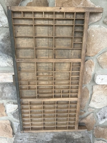 Antique wooden printers - printers, drawer