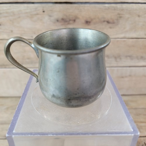 Antique lunt pewter baby cup - lunt,