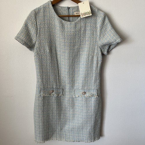 Bebop blue sparkle tweed - blue,