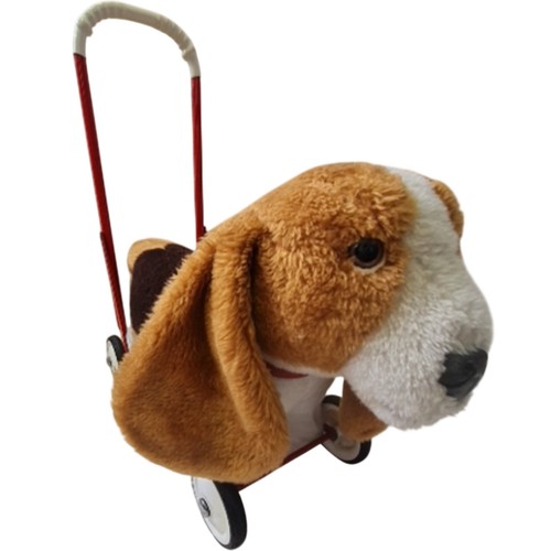 Nylena vintage plush dog pull - nylena,