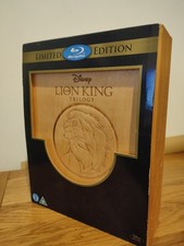 Disney The Lion King Trilogy Blu-ray Wooden Box Set Limited Edition