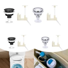 Round Toilet Flush Button Easy